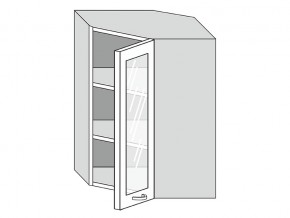 19.60.3у Шкаф настенный (h=913) угловой на 600мм со стекл. дверцей в Березниках - berezniki.магазин96.com | фото