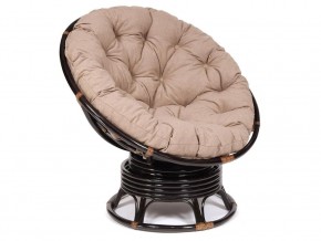 Кресло-качалка Papasan w 23/01 B с подушкой Antique brown, экошерсть Коричневый в Березниках - berezniki.магазин96.com | фото