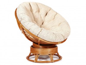 Кресло-качалка Papasan w 23/01 B с подушкой Cognac, ткань Старт в Березниках - berezniki.магазин96.com | фото