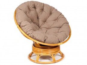 Кресло-качалка Papasan w 23/01 B с подушкой Honey, экошерсть Коричневый в Березниках - berezniki.магазин96.com | фото