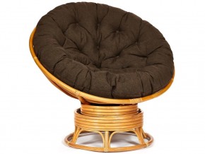 Кресло-качалка Papasan w 23/01 B с подушкой Honey, ткань Коричневый в Березниках - berezniki.магазин96.com | фото