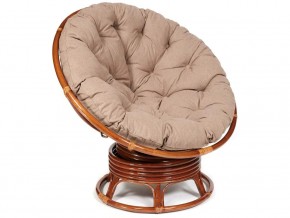 Кресло-качалка Papasan w 23/01 B с подушкой Pecan, экошерсть Коричневый в Березниках - berezniki.магазин96.com | фото