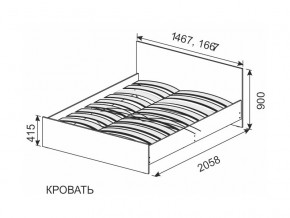 Кровать 1600х2000 ортопедическое основание в Березниках - berezniki.магазин96.com | фото