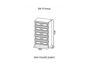 ВМ-10 Комод в Березниках - berezniki.магазин96.com | фото